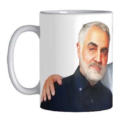 ماگ طرح سردار سلیمانی مدل 045