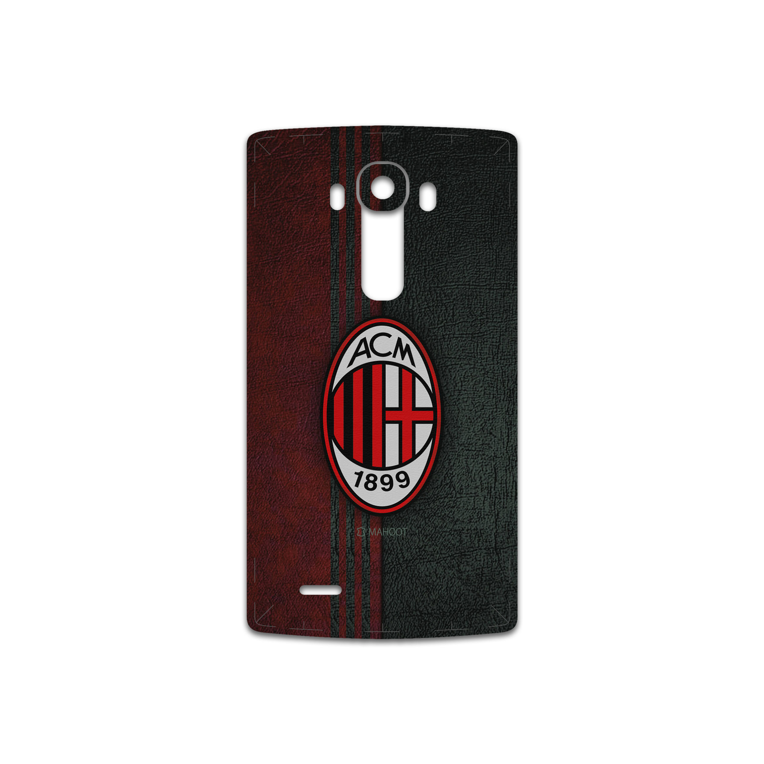 برچسب پوششی ماهوت مدل AC-Milan-FC مناسب برای گوشی موبایل ال جی G4