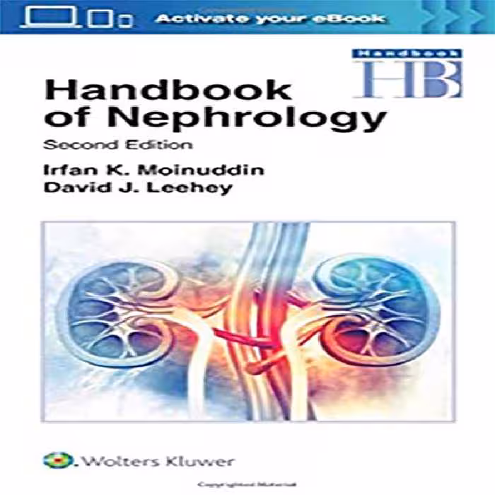 کتاب Handbook of Nephrology اثر David J. Leehey and Irfan Moinuddin انتشارات لیپین کات