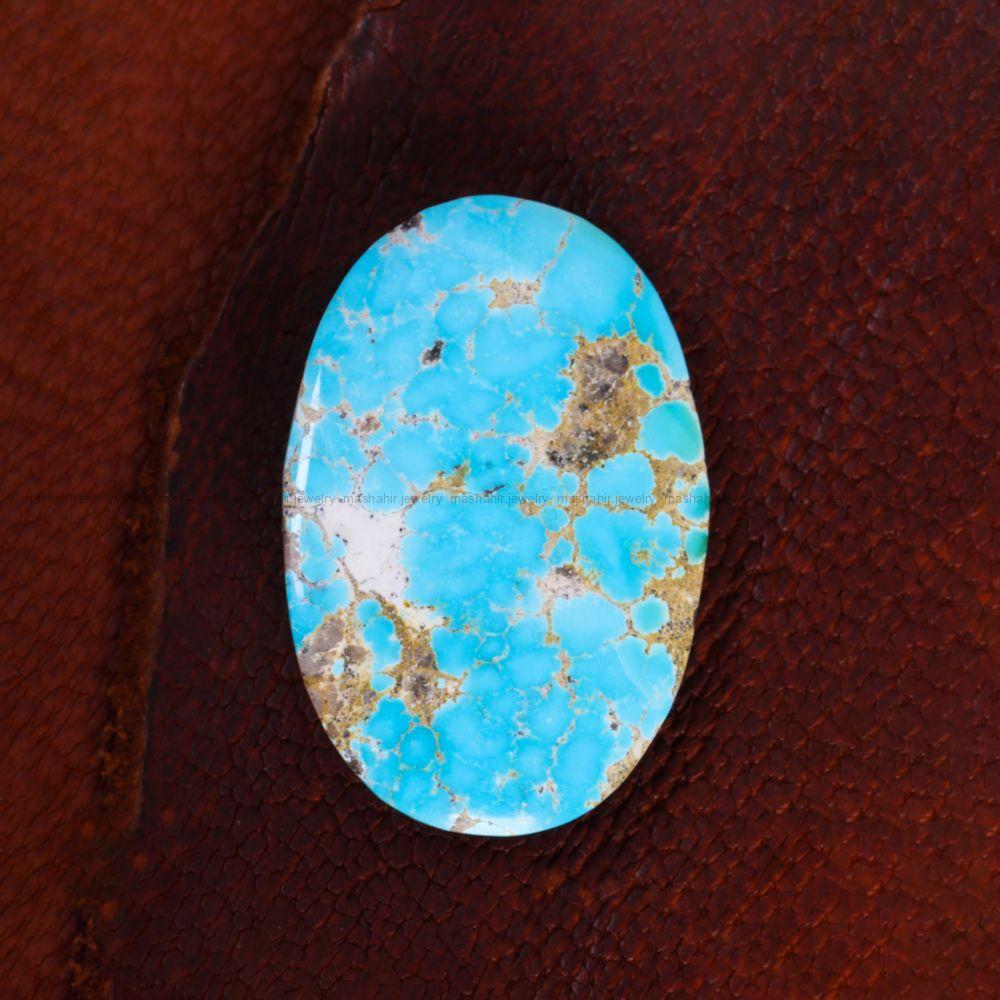 نگین فیروزه شجری کد 14023 - جواهری مشاهیر