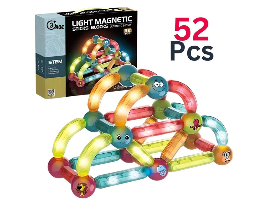 لگو مگنت مغناطیسی 52 قطعه اسباب بازی