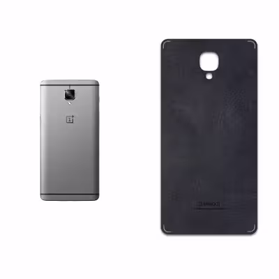 برچسب پوششی ماهوت مدل Graphite Buffalo Leather مناسب برای گوشی موبایل وان پلاس 3
