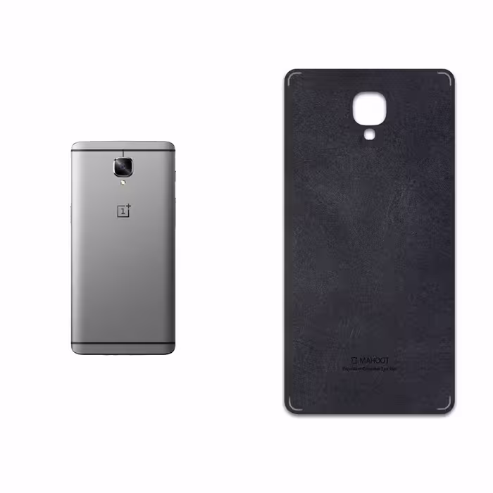 برچسب پوششی ماهوت مدل Graphite Buffalo Leather مناسب برای گوشی موبایل وان پلاس 3