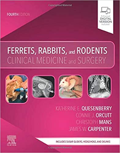 دانلود کتاب Ferrets, Rabbits, And Rodents - Clinical Medicine And Surgery, 4th ed, 2020 - دانلود کتاب های دانشگاهی