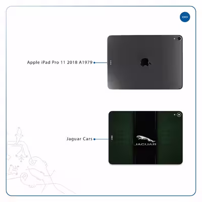 برچسب پوششی ماهوت مدل Jaguar Cars مناسب برای تبلت اپل iPad Pro 11 2018 A1979