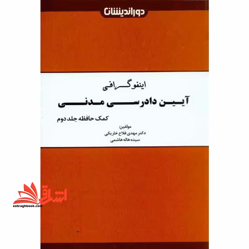 اینفوگرافی آیین دادرسی مدنی کمک حافظه جلد دوم - فروشگاه کتاب اشراق