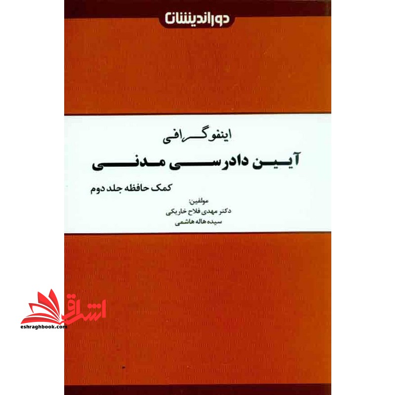 اینفوگرافی آیین دادرسی مدنی کمک حافظه جلد دوم - فروشگاه کتاب اشراق