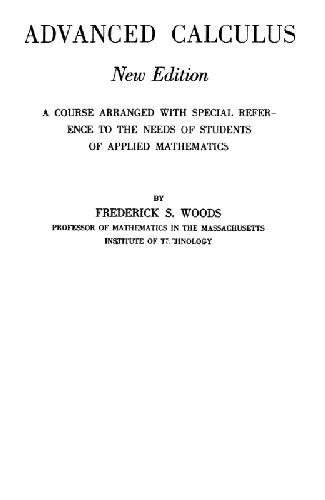 خرید و دانلود نسخه کامل کتاب Advanced calculus