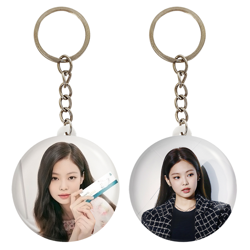 جاکلیدی خندالو مدل جنی بلک پینک کد 1408414085 مجموعه 2 عددی