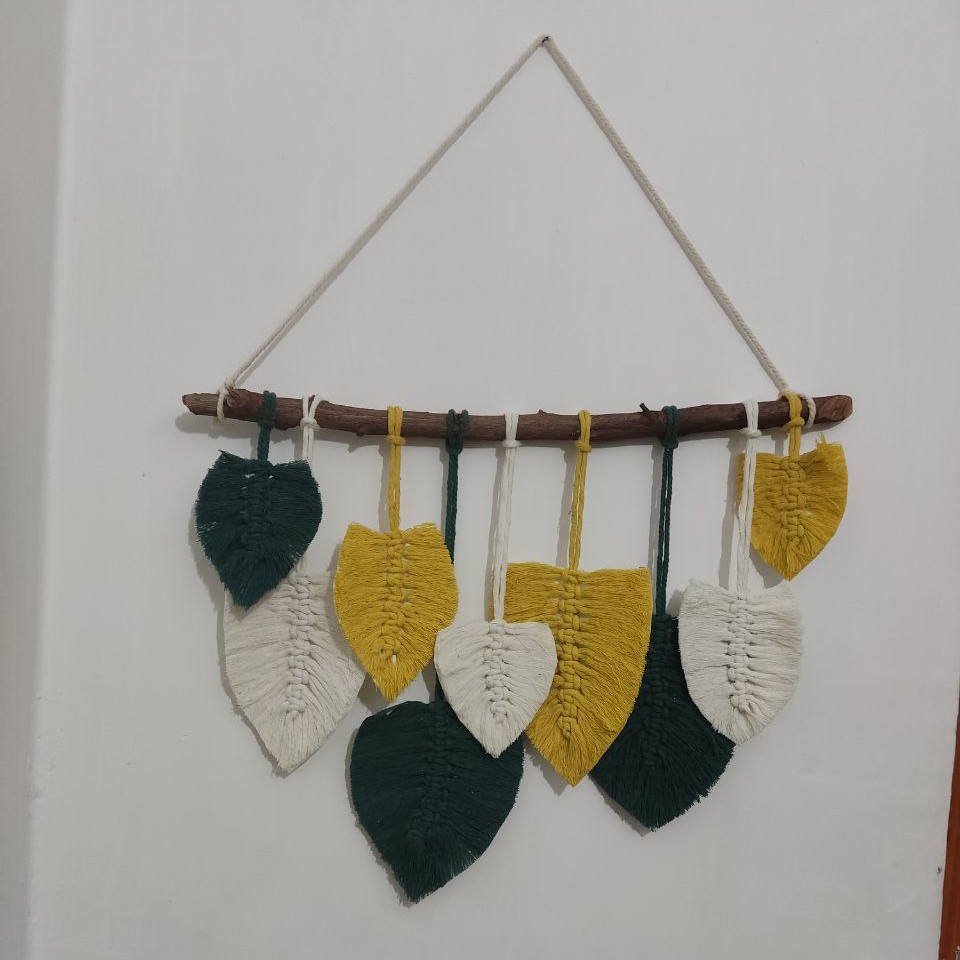 مکرومه طرح برگ