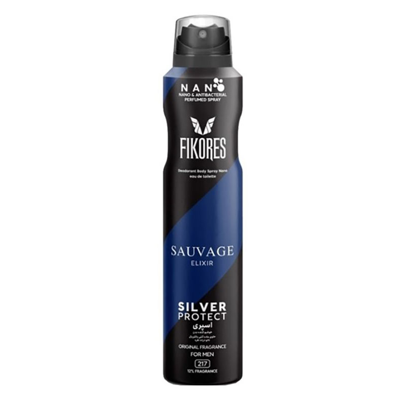 اسپری مردانه فیکورس مدل sauvage elixir حجم 200 میلی لیتر
