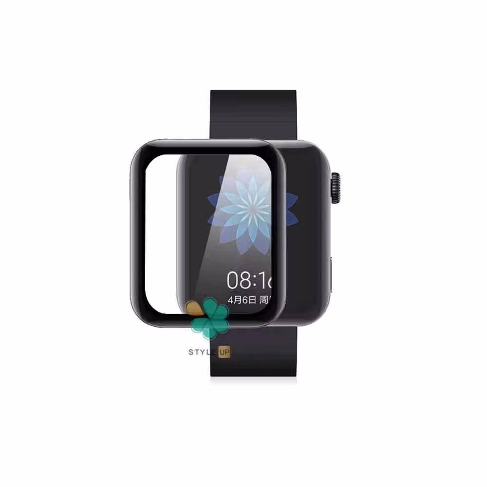 محافظ صفحه ساعت سرامیکی دور مشکی مناسب شیائومی Mi Watch