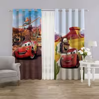 پرده پانچی طرح مک کوئین pk-2069