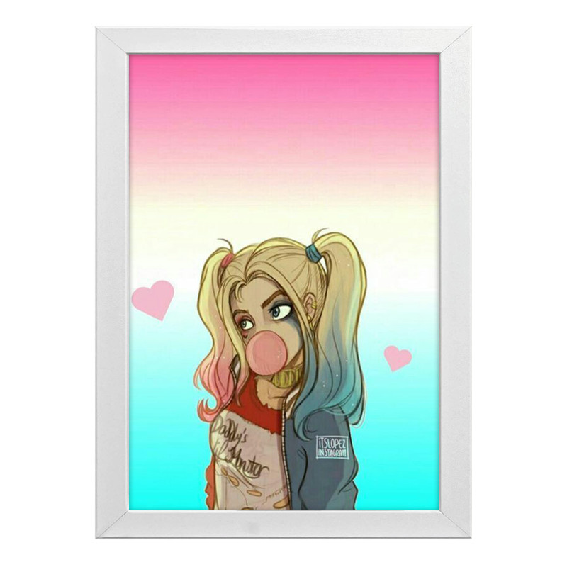 تابلو طرح هارلی کویین کد T257 | دنیای قاب