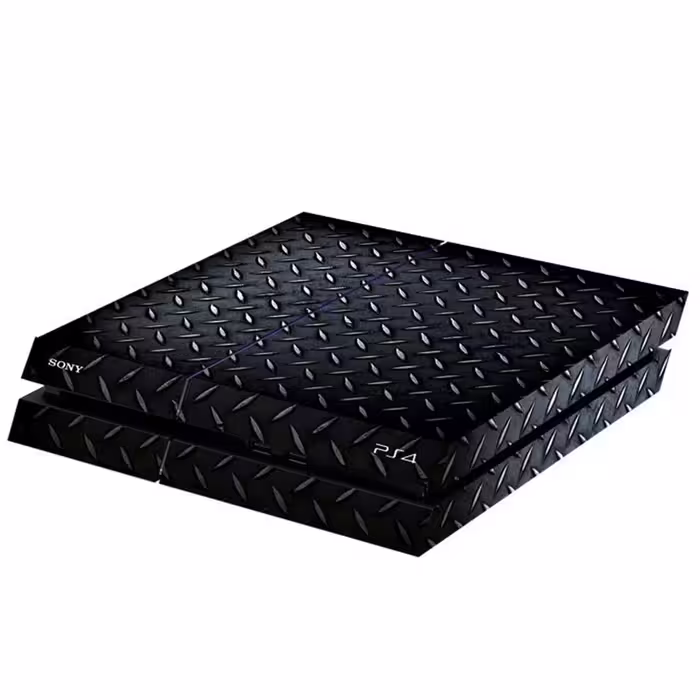 برچسب افقی پلی استیشن 4 گراسیپا طرح Metal