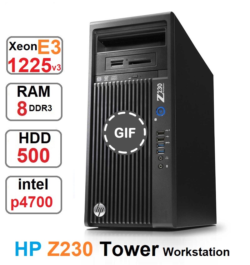 کیس HP Z230 TOWER Workstation رم 8 هارد 500