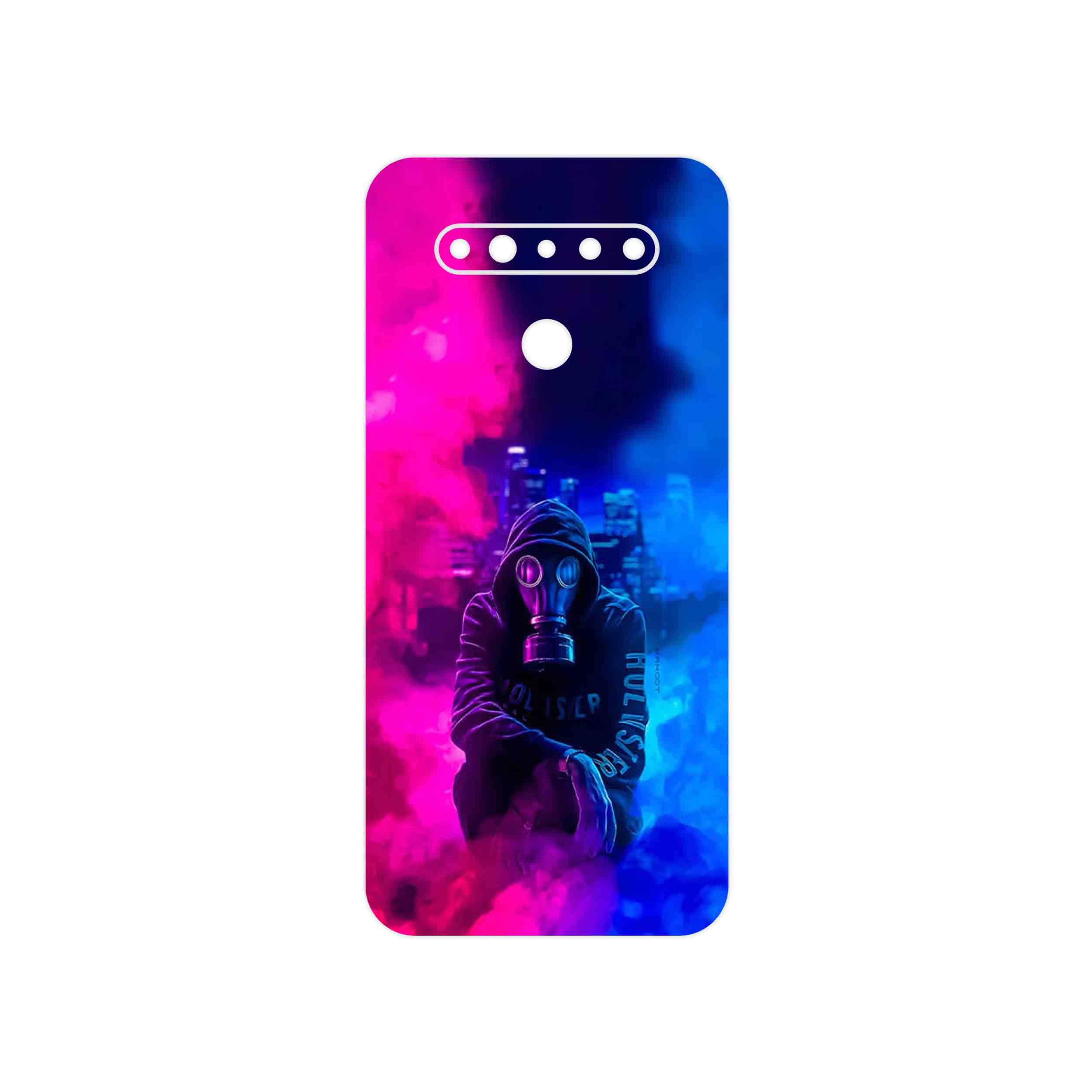 برچسب پوششی ماهوت مدل Smoke Rainbow Digital Art 2 مناسب برای گوشی موبایل ال جی K41s