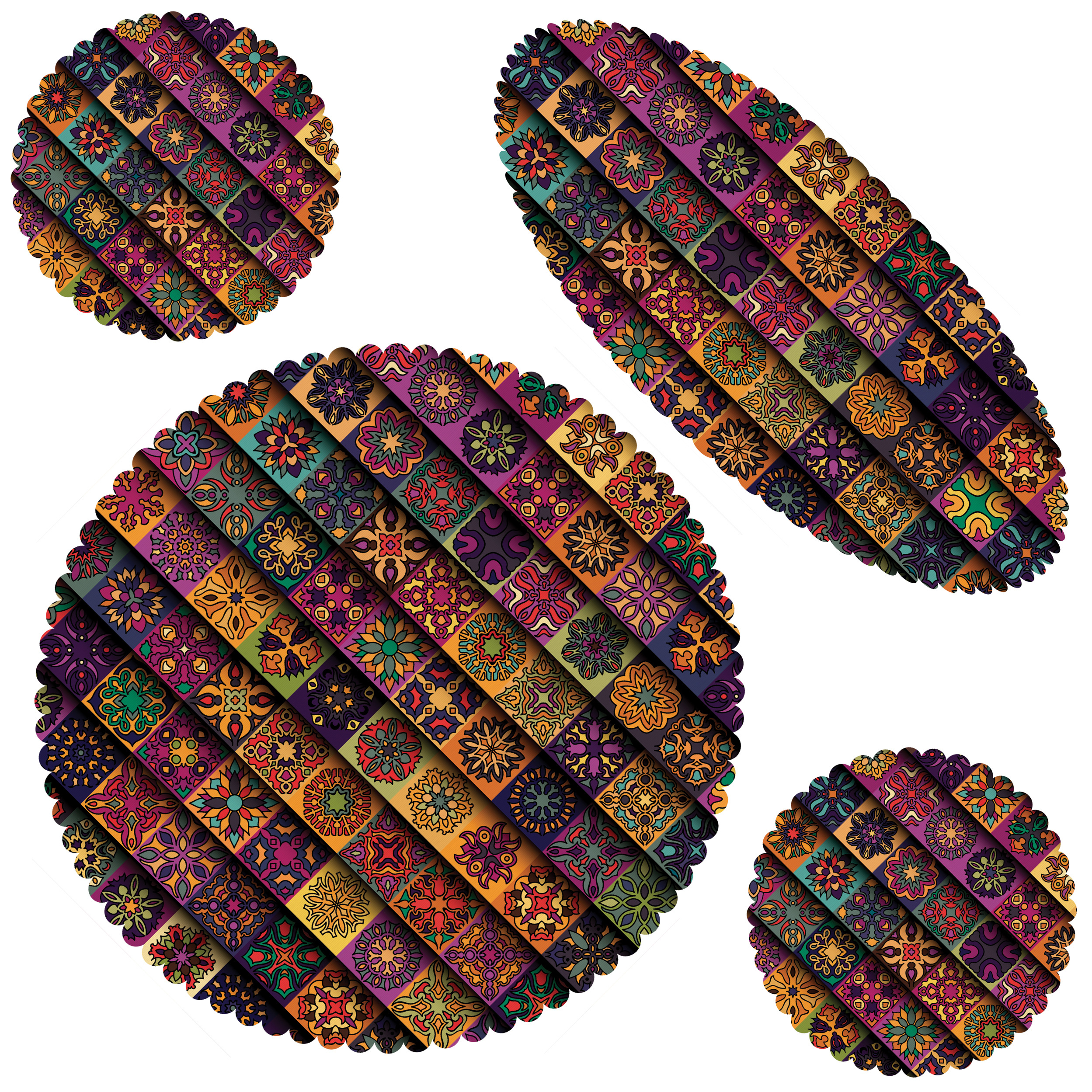 ست رومیزی 4 تکه مدل S32-42527