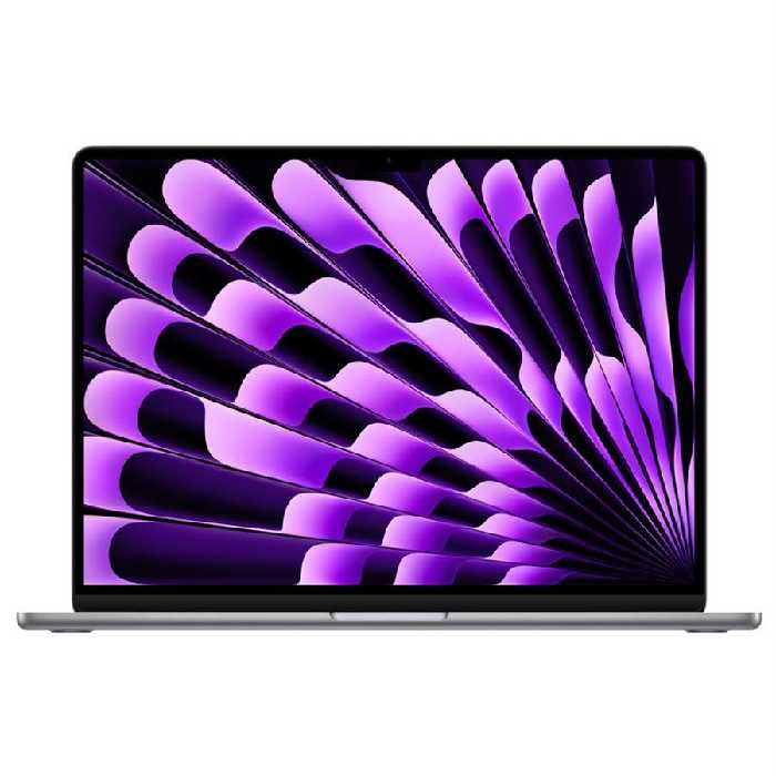 لپ تاپ اپل 15.3 اینچی مدل Apple MacBook Air 2023 Space Gray MQKP3  پردازنده M2 رم 8GB حافظه 256GB SSD