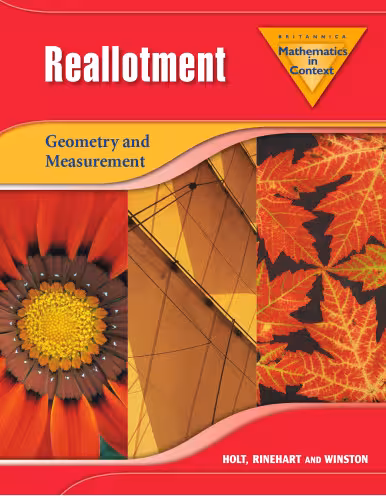 خرید و دانلود نسخه کامل کتاب Mathematics in Context: Reallotment: Geometry and Measurement