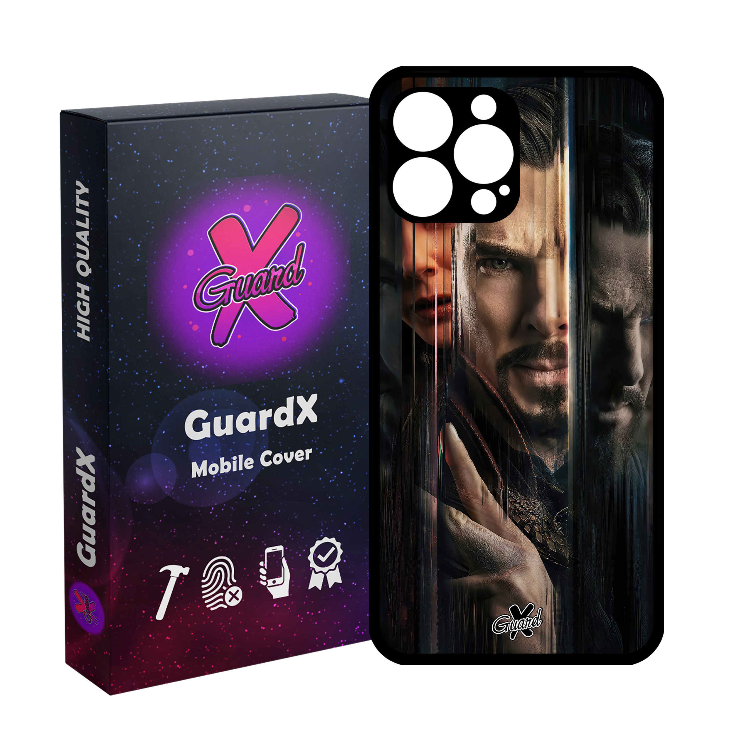 کاور گارد ایکس طرح دکتر استرنج مدل Glass10485 مناسب برای گوشی موبایل اپل iPhone 12 Pro Max