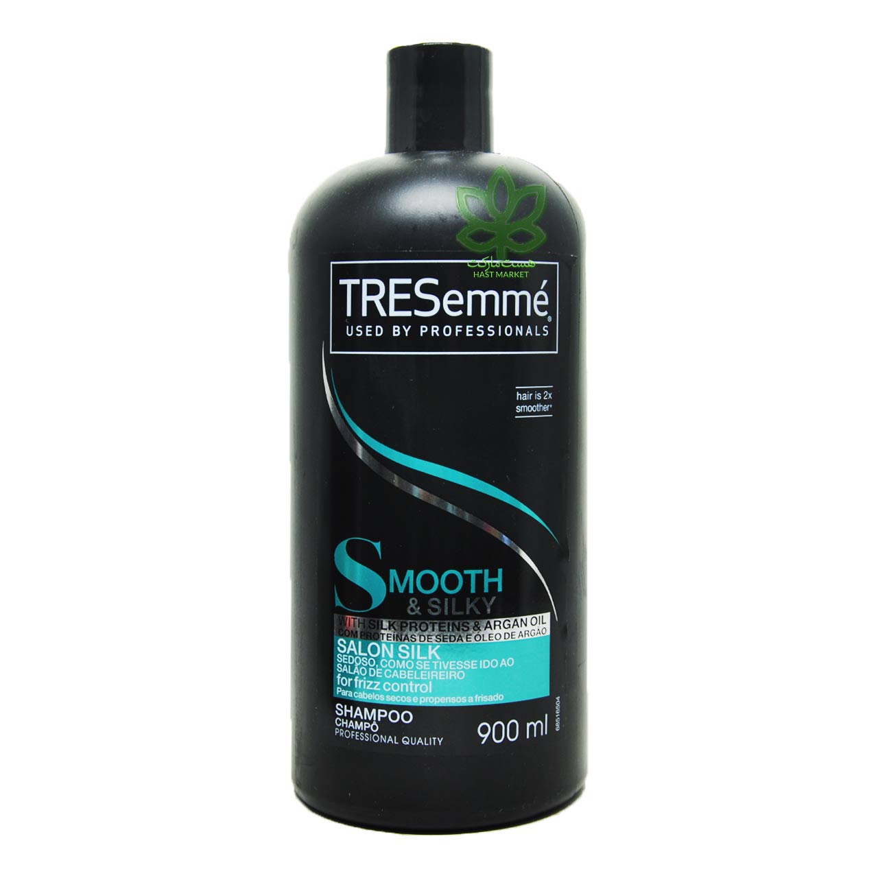 شامپو با روغن آرگان و پروتئین ابریشم موهای وز و خشک 900 میل ترزمه - tresemme