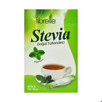 پودر شیرین کننده استویا با اینولین پروبیوتیک 60 عدد فیبرله - fibrelle