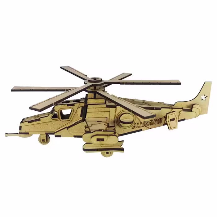 ساختنی مدل هلیکوپتر جنگی کد KA-50
