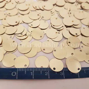 پولک سکه ای ریز طلایی