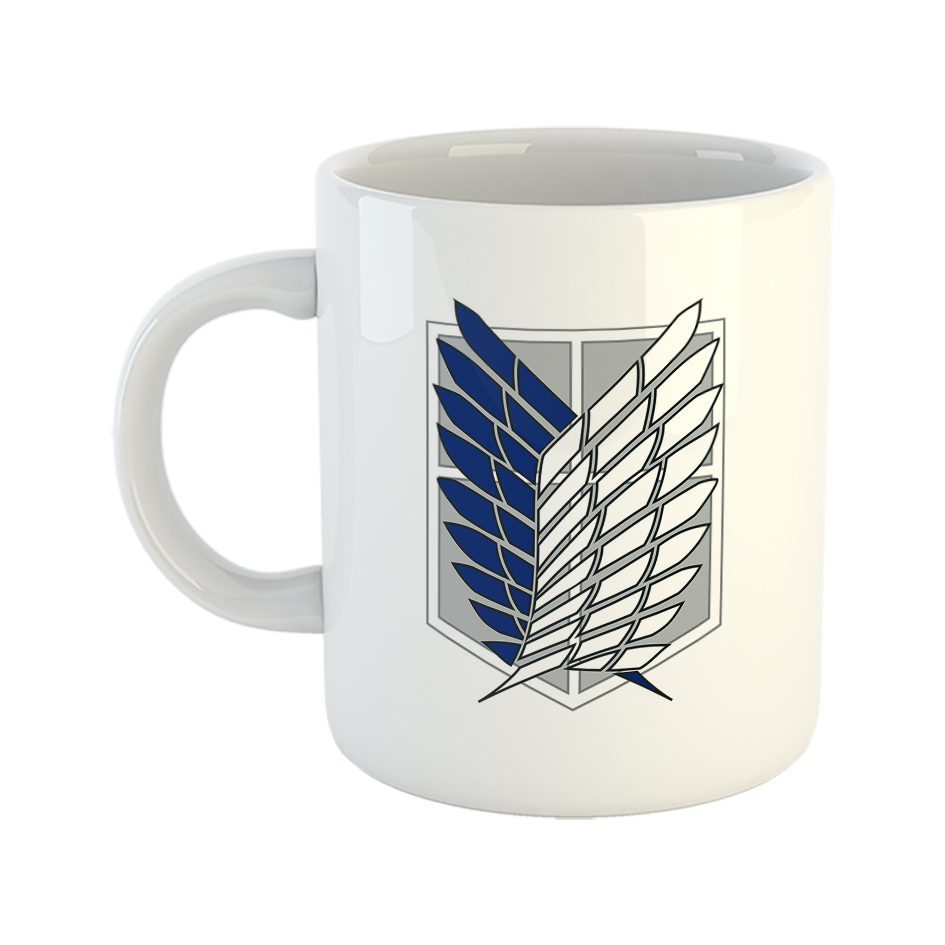 ماگ طرح انیمه‌ی حمله به تایتان‌ها کد 002