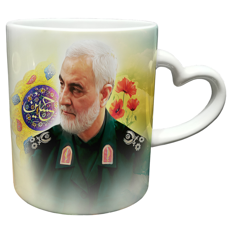 ماگ مدل دسته قلبی طرح پاسدار کد 3