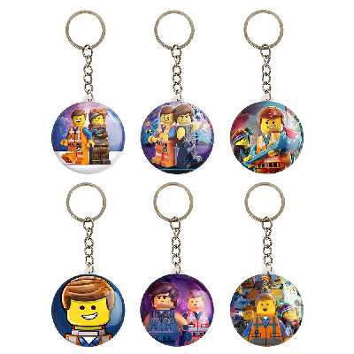 جاکلیدی خندالو طرح LEGO کد 236A مجموعه 6 عددی 