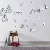 آینه پلکسی گلس مستر راد مدل پروانه
