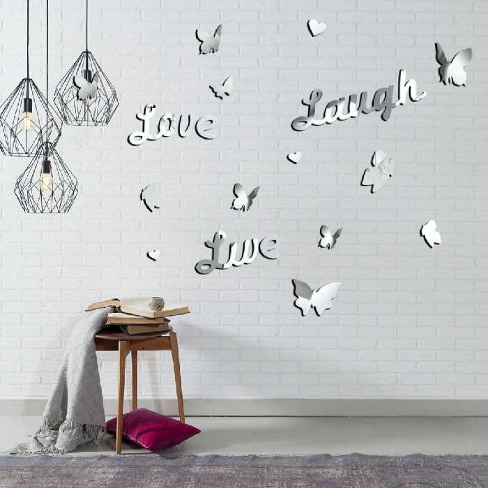 آینه پلکسی گلس مستر راد مدل پروانه