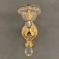 لوستر دیواری طلایی شیک تک شاخه