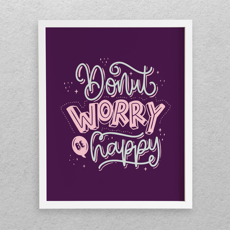 تابلو مدل نوشته انگلیسی کد 424 | دنیای قاب