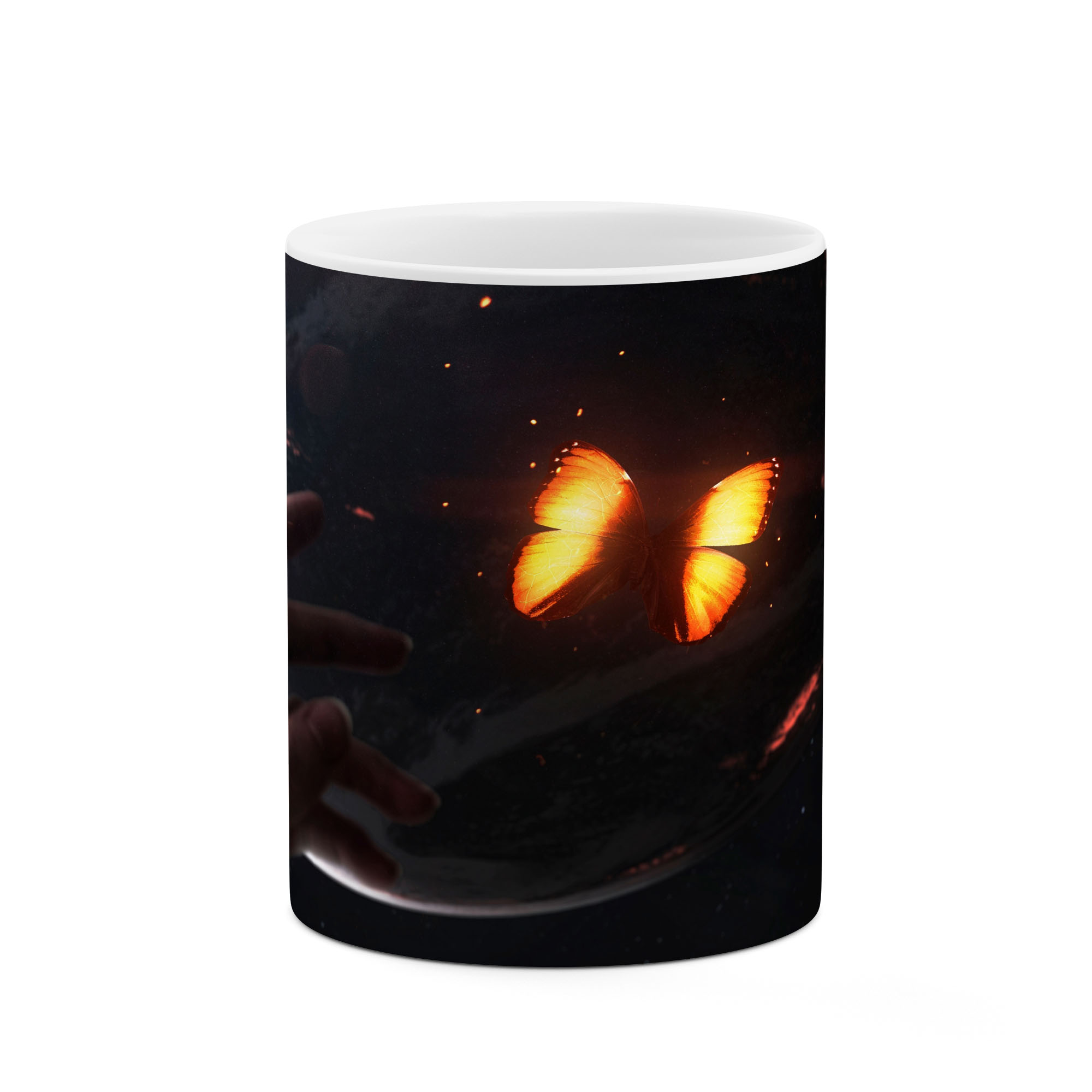 ماگ طرح پروانه رویایی  مدل mgp11348