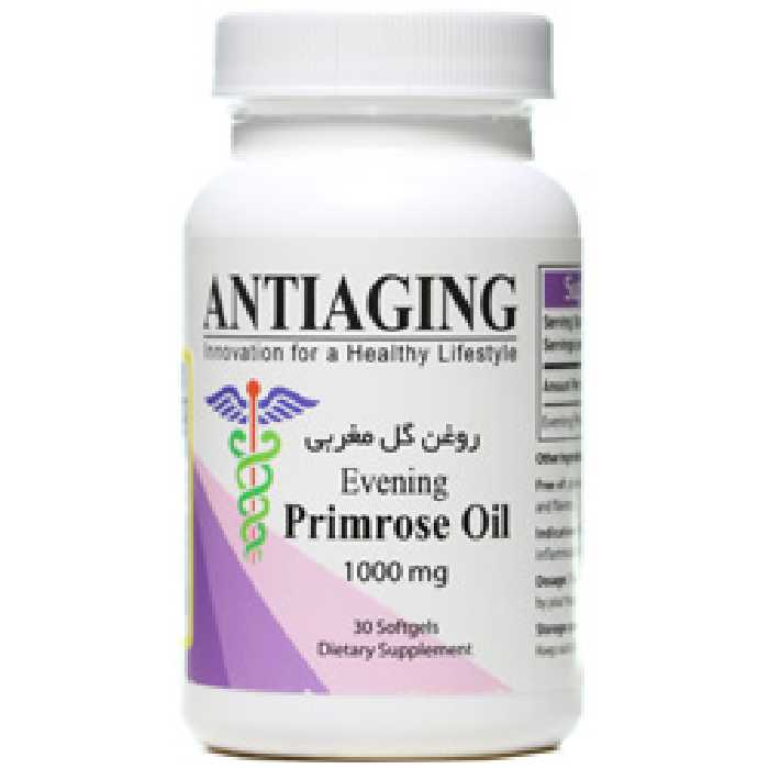 سافت ژل پرایم رز روغن گل مغربی 1000 میلی گرم 30 عددی آنتی ای جینگ