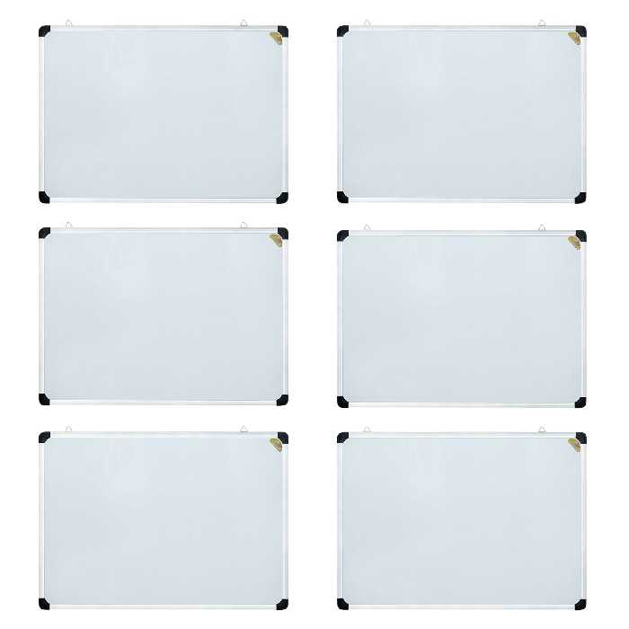 تخته وایت برد نیکان مدل MA سایز 40×30 سانتی متر بسته 6 عددی