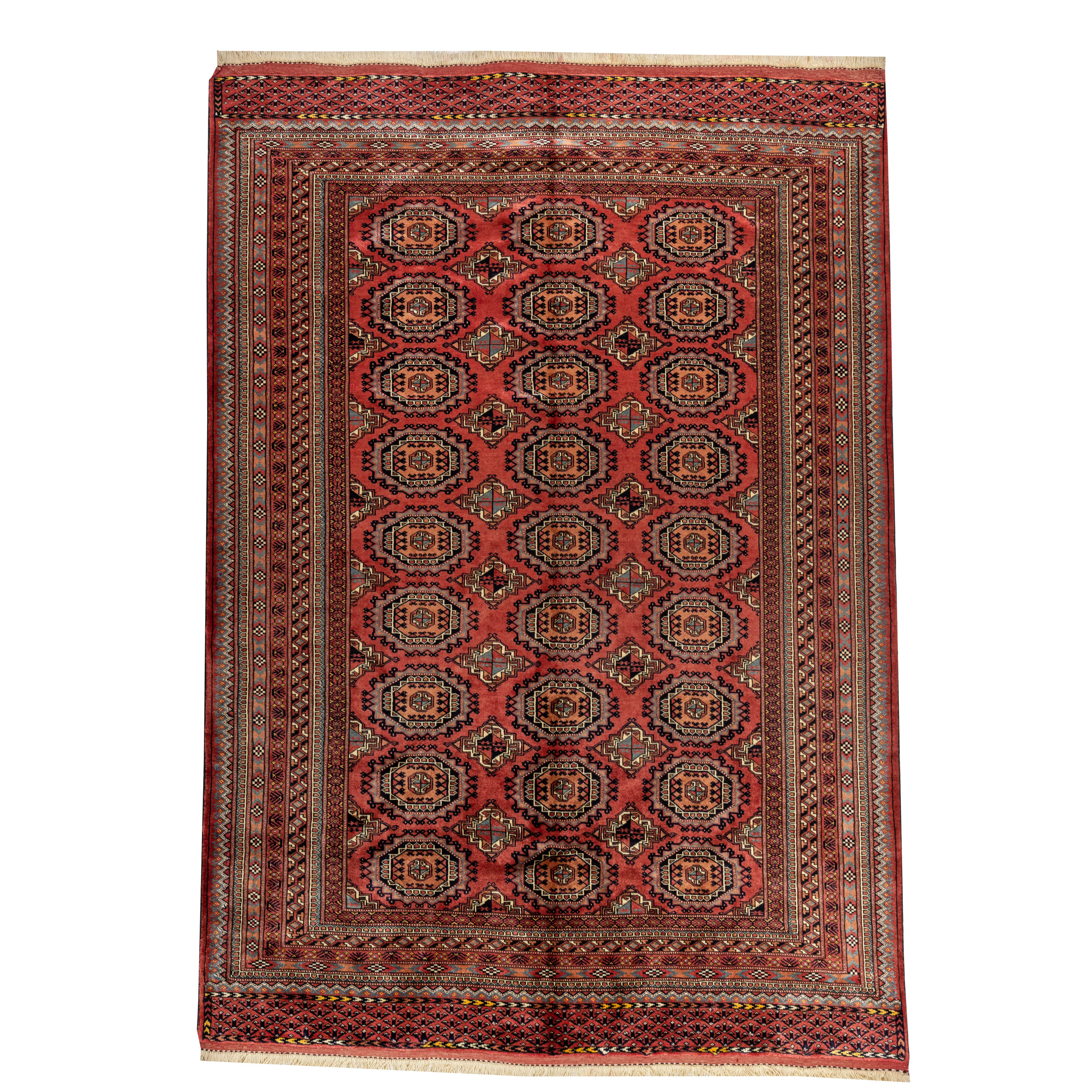 فرش دستبافت سه متری مدل ترکمن کد 40.1945