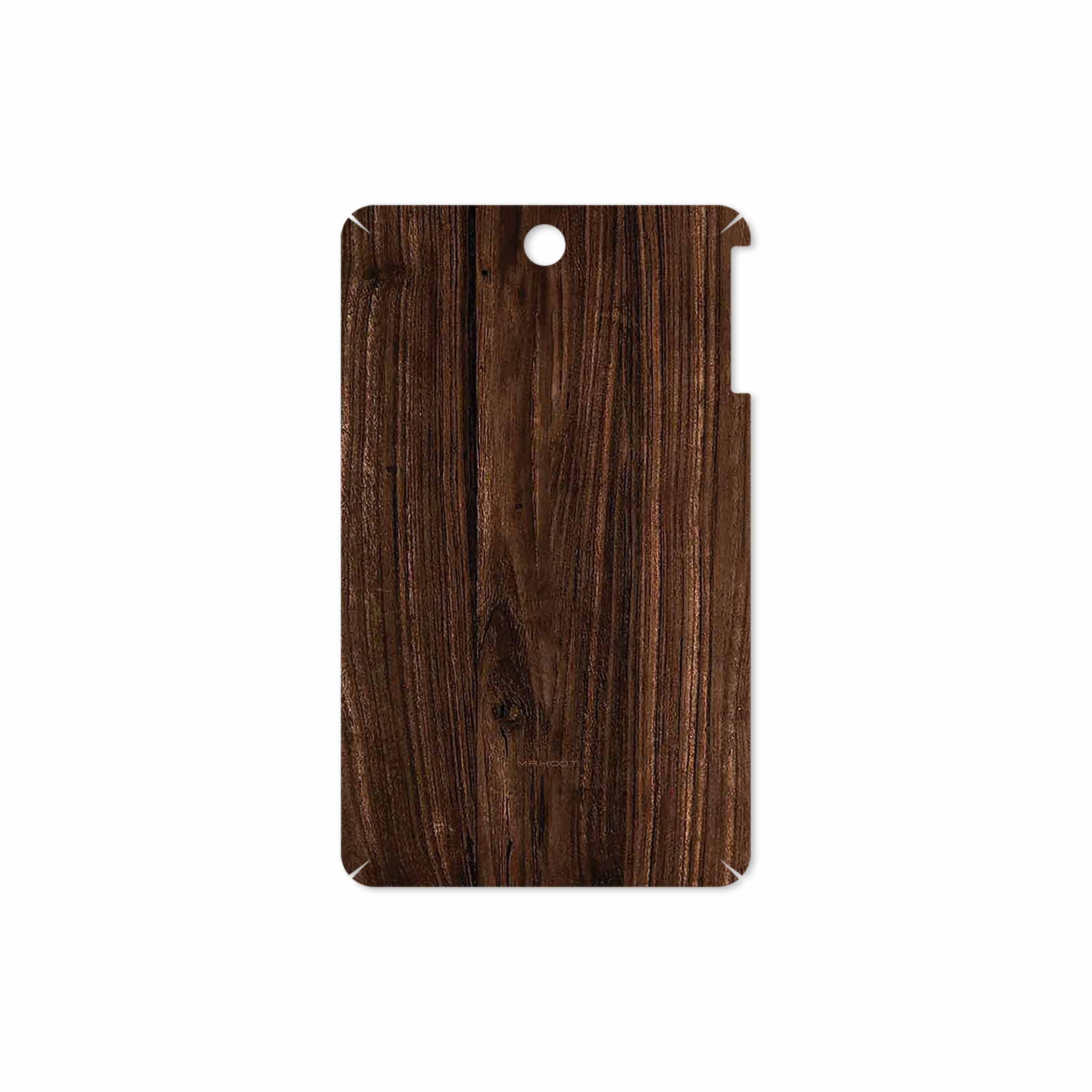 برچسب پوششی ماهوت مدل Dark Walnut Wood مناسب برای تبلت لنوو A7-50 A3500 2014