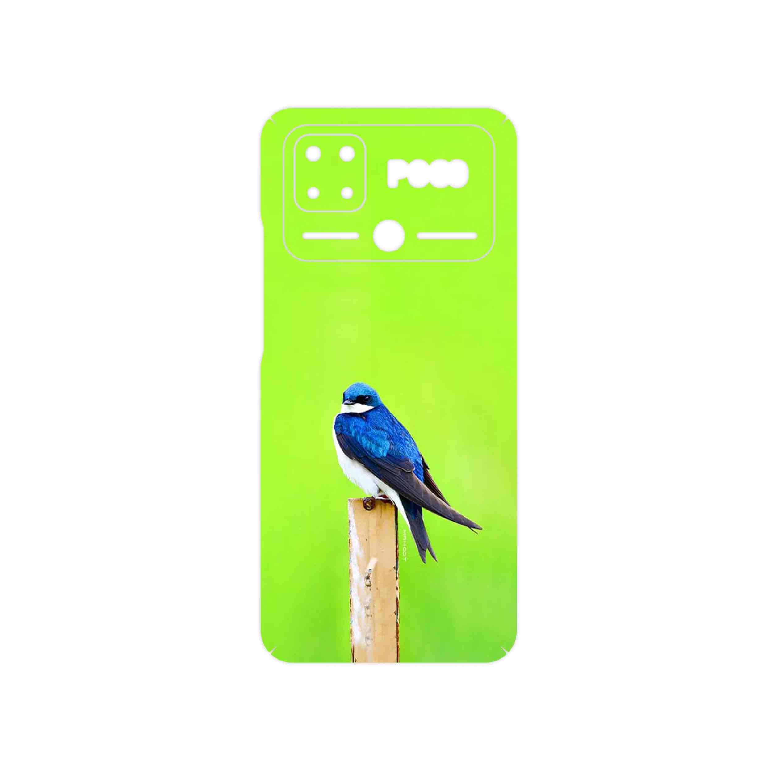 برچسب پوششی ماهوت مدل Bird Swallow مناسب برای گوشی موبایل شیائومی Poco C40
