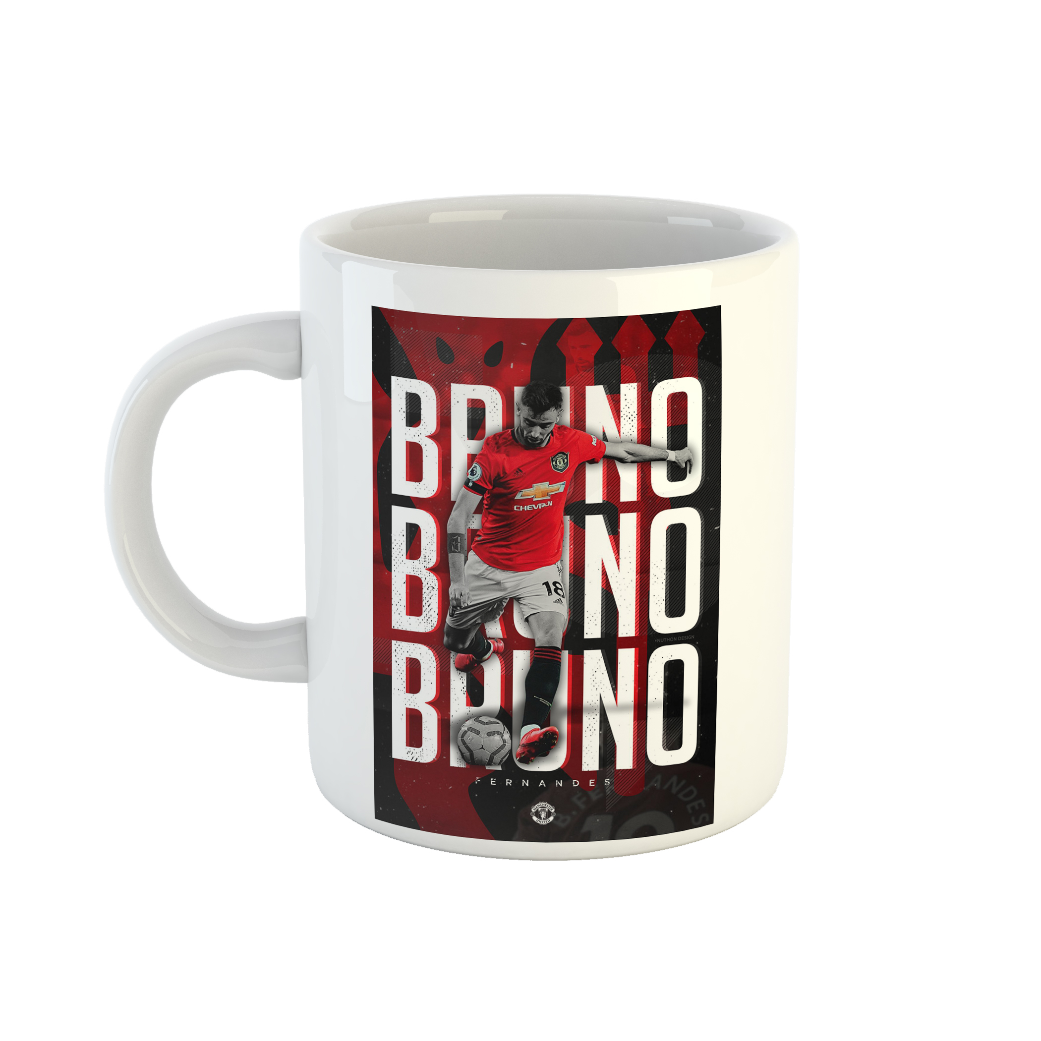 ماگ طرح برونو فرناندز مدل منچستر یونایتد کد 01