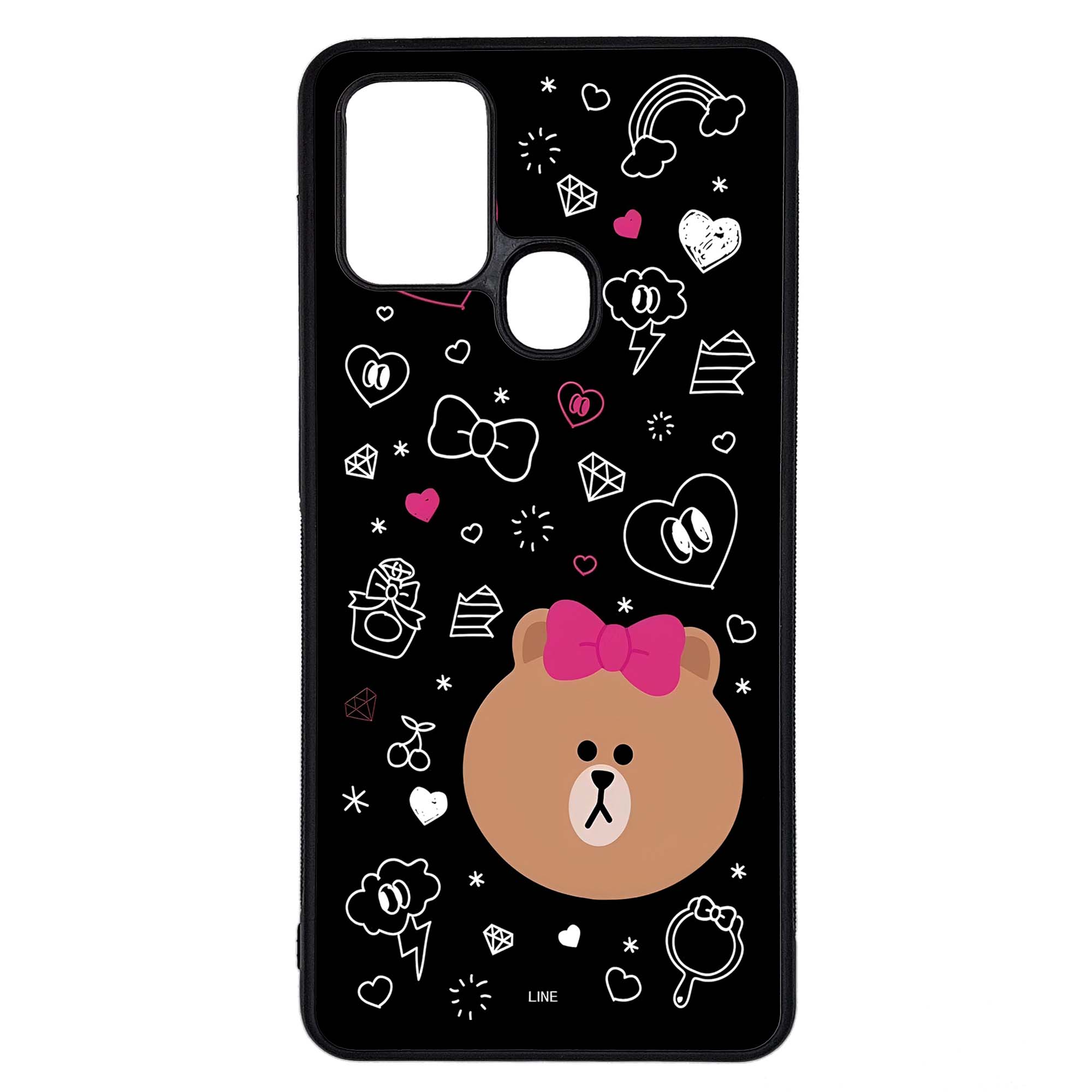 کاور طرح بچه خرس کد G-130 مناسب برای گوشی موبایل سامسونگ Galaxy A21s | دیجی قاب دونی
