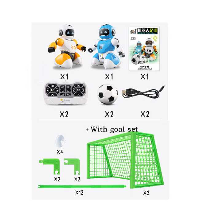ربات کنترلی مدل soccer robot کد 2020 مجموعه 2 عددی