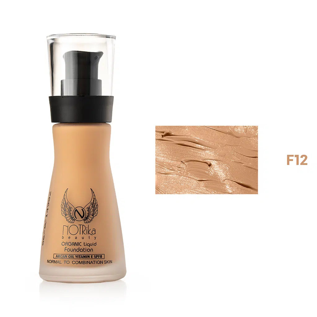 کرم پودر شیشه ای نوتریکا شماره F12 حجم 30 میل