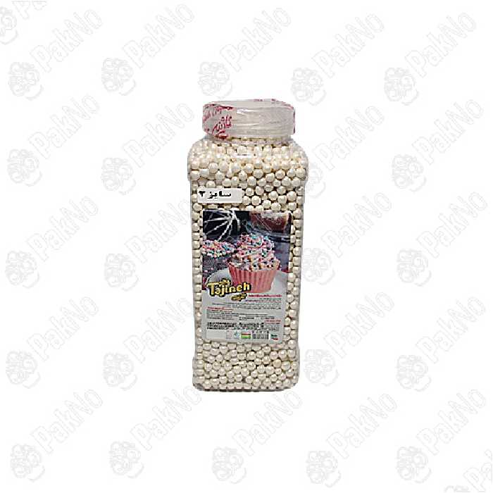 مروارید خوراکی رنگ سفید(1کیلویی)