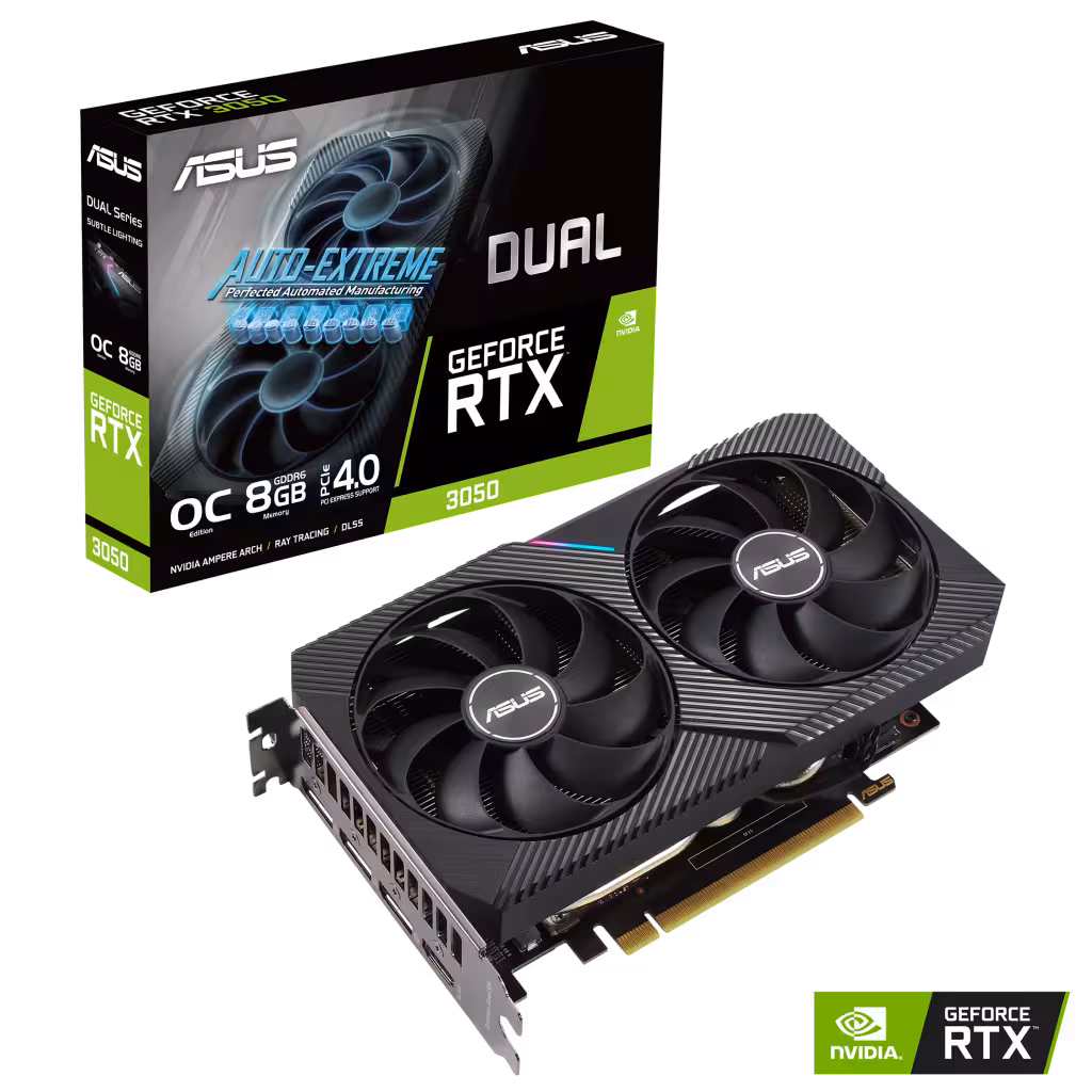 کارت گرافیک مدل RTX-3050 Dual O8GB ASUS ایسوس