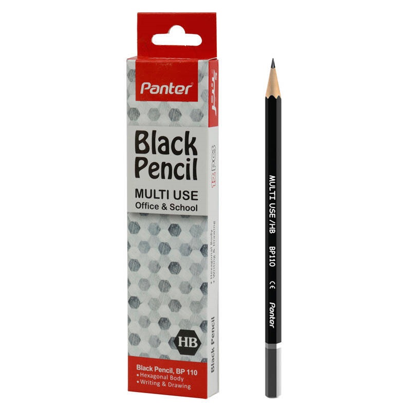 مداد مشکی پنتر Panter BP110 بسته 12 عددی