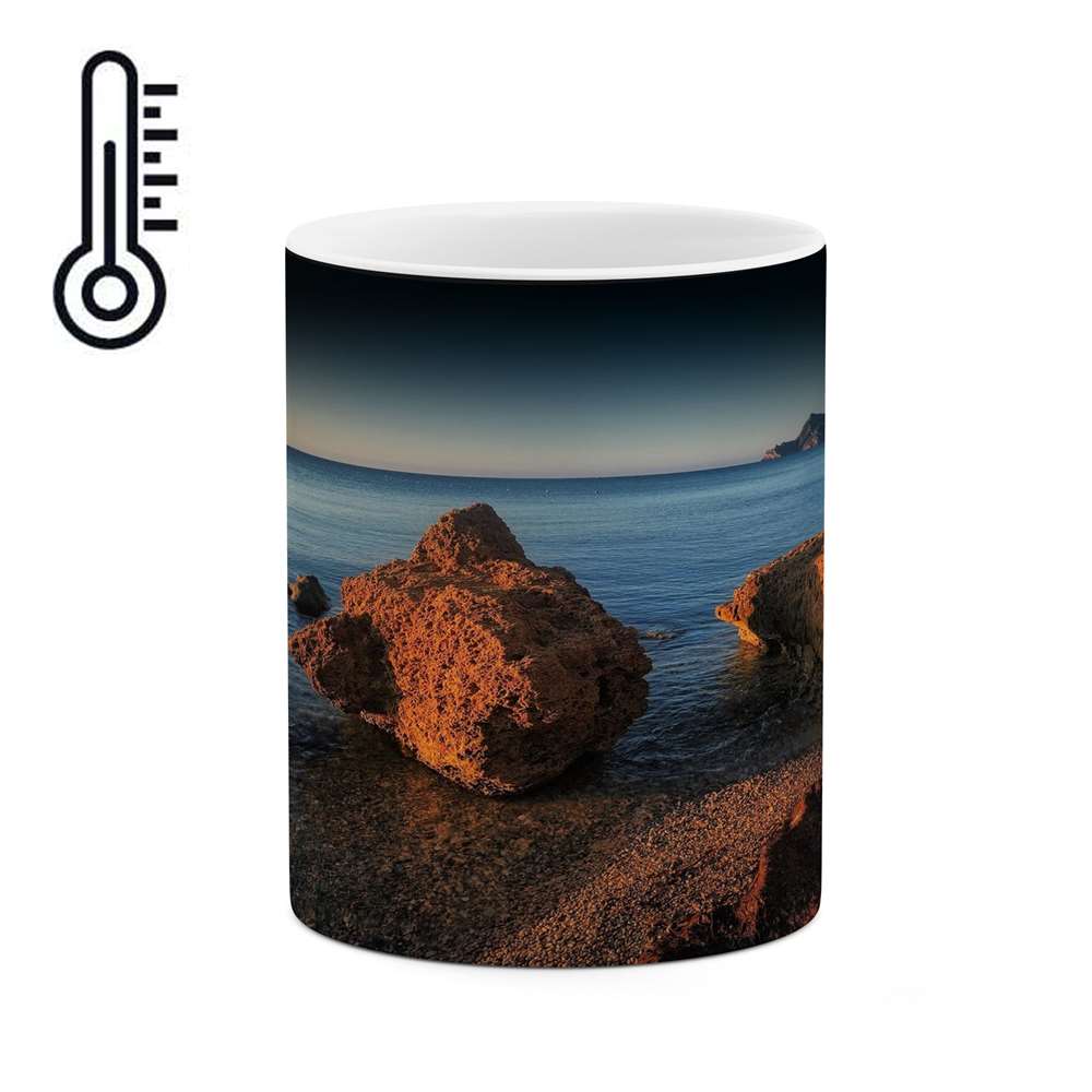 ماگ حرارتی کاکتی طرح منظره مدل mgh16782